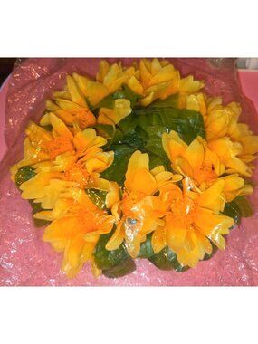 Yellow & Green Floral Candle Ring Centerpiece By Hallmark Candles